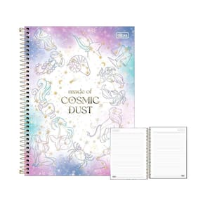Caderno Univ. 10 Matérias 160Fls Magic Cosmic Dust Tilibra