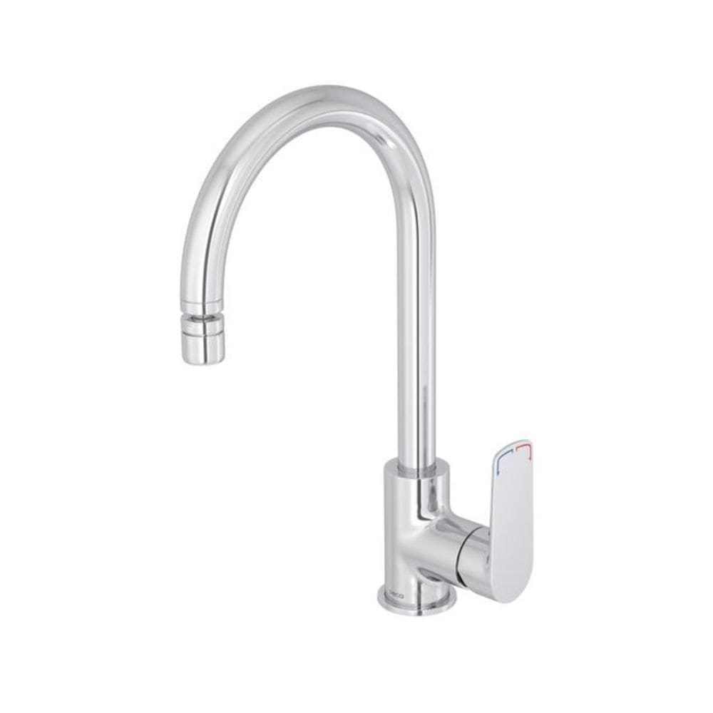 Misturador Monocomando De Mesa Para Cozinha Com Bica Móvel Level One Cromado Deca