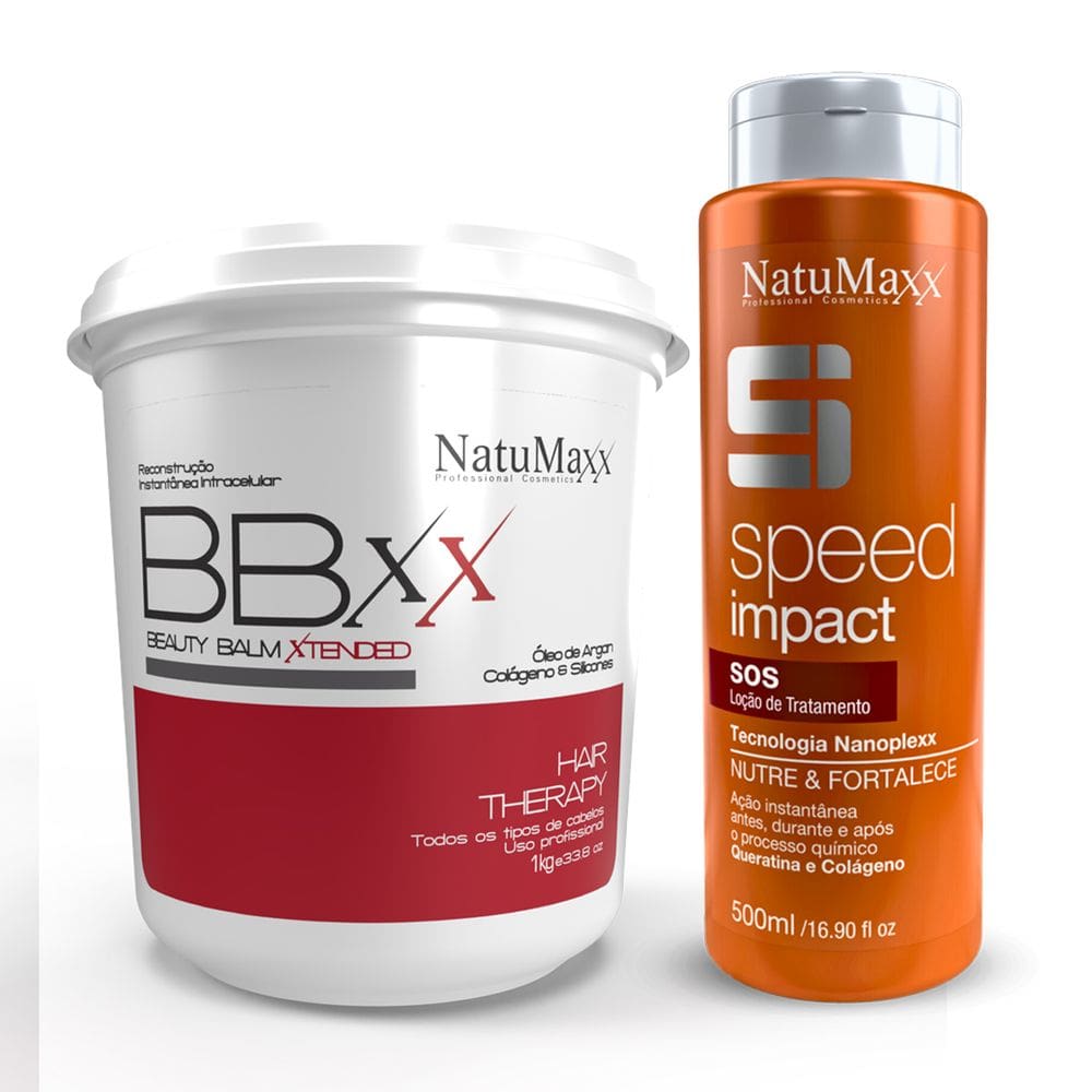 BTX Capilar Beauty Balm Xtended Red + Speed Impact NatuMaxx