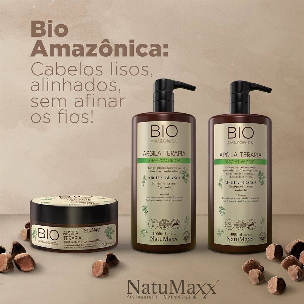 Kit Bio Amazônica Gloss Ativador + Shampoo | Casas Bahia
