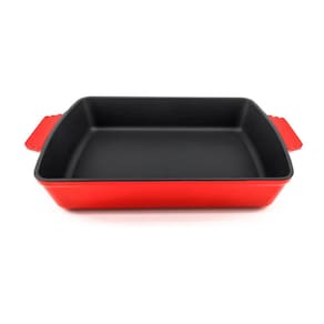 Assadeira Retangular 39x27 6,8l Vermelha Saute Brinox