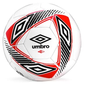 Bola Futebol De Campo Umbro Ultra Branco Preto e Vermelho