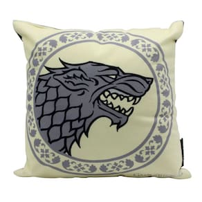 Almofada Game Of Thrones Stark Aveludada 25x25CM Oficial HBO GOT