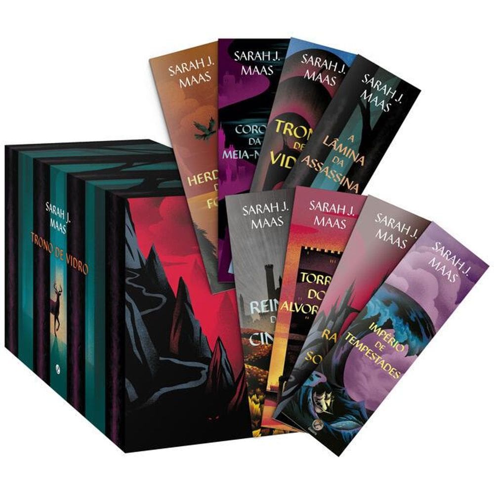 Box Trono de Vidro - Novas Capas