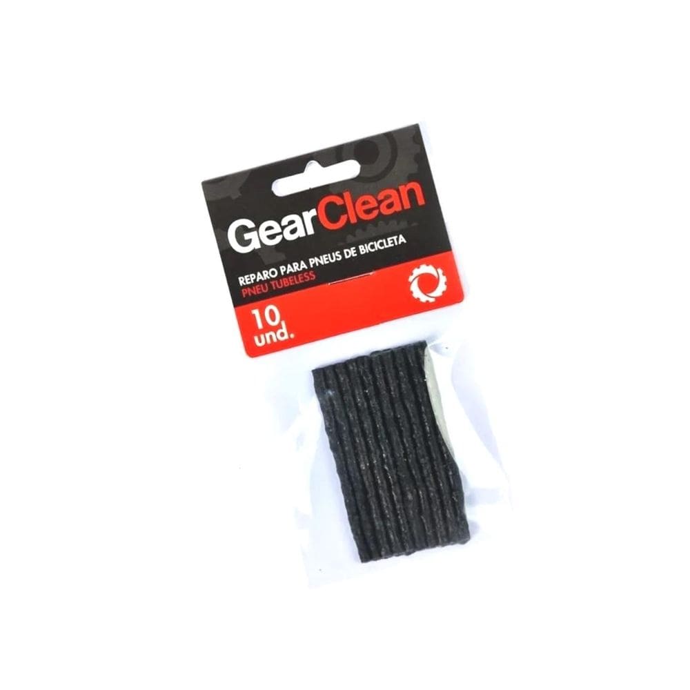 Reparo De Pneu Tubeless Macarrão 2,5Mm Com 10 Unidades Preto
