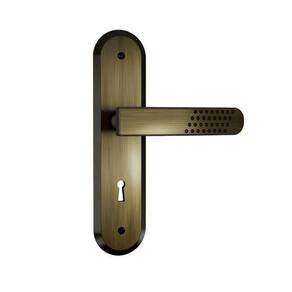 Fechadura Interna Stam Antique Escovada 1810/21 Espelho Reto