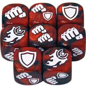 Street Fighter Miniatures Game: Red Battle Dice