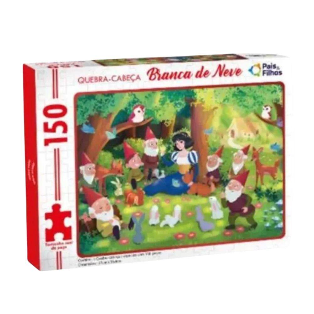 Quebra-Cabeça Branca de Neve 150 peças