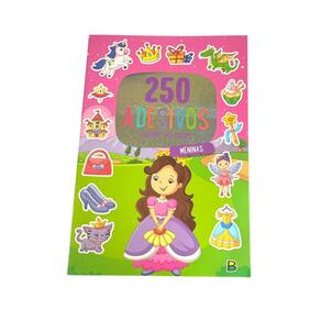 Livro Infantil 250 Adesivos Para Meninas Criando Histórias