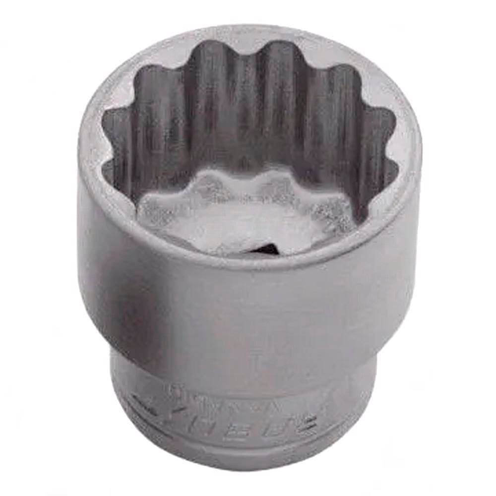 Soquete Estriado Curto 7/8" Encaixe de 1/2" - Robust 060061