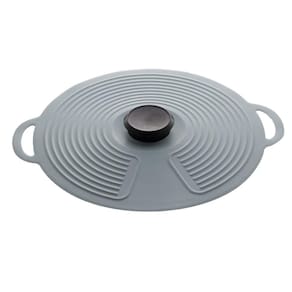 Tampa de Silicone para Panela Cinza 27cm - Lyor