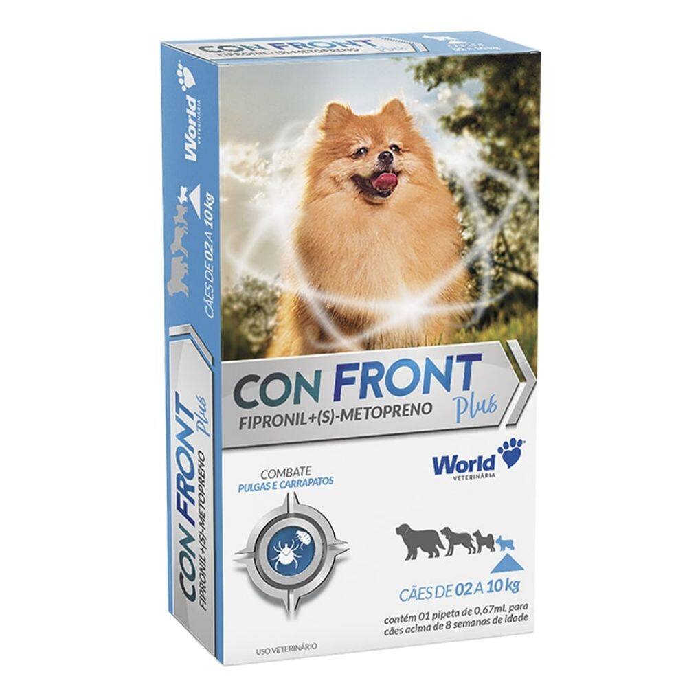 Antipulgas Confront Plus 0,67mL - 02 a 10kg - World Vet