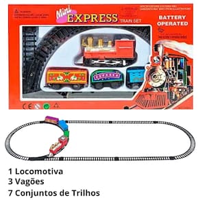 Trenzinho Clássico Expresso Ferrorama Trêm Elétrico