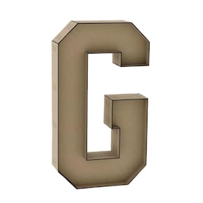 Letra Caixa Grande G Mdf 90Cm De Altura Decoração Festa