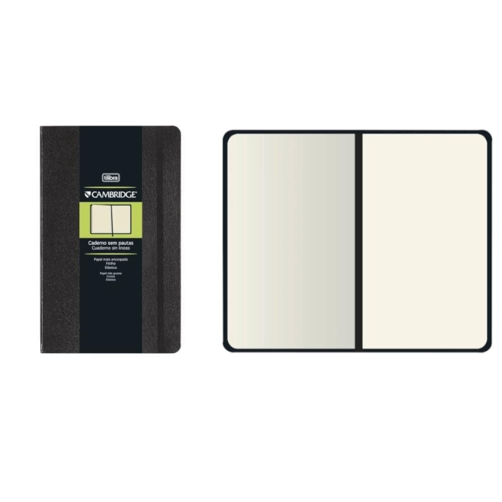 Caderno Sem Pauta Tilibra Cambridge 80 Folhas 128X208Mm