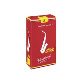 Palheta Vandoren Java Red Cut Nº 2 Para Sax Alto