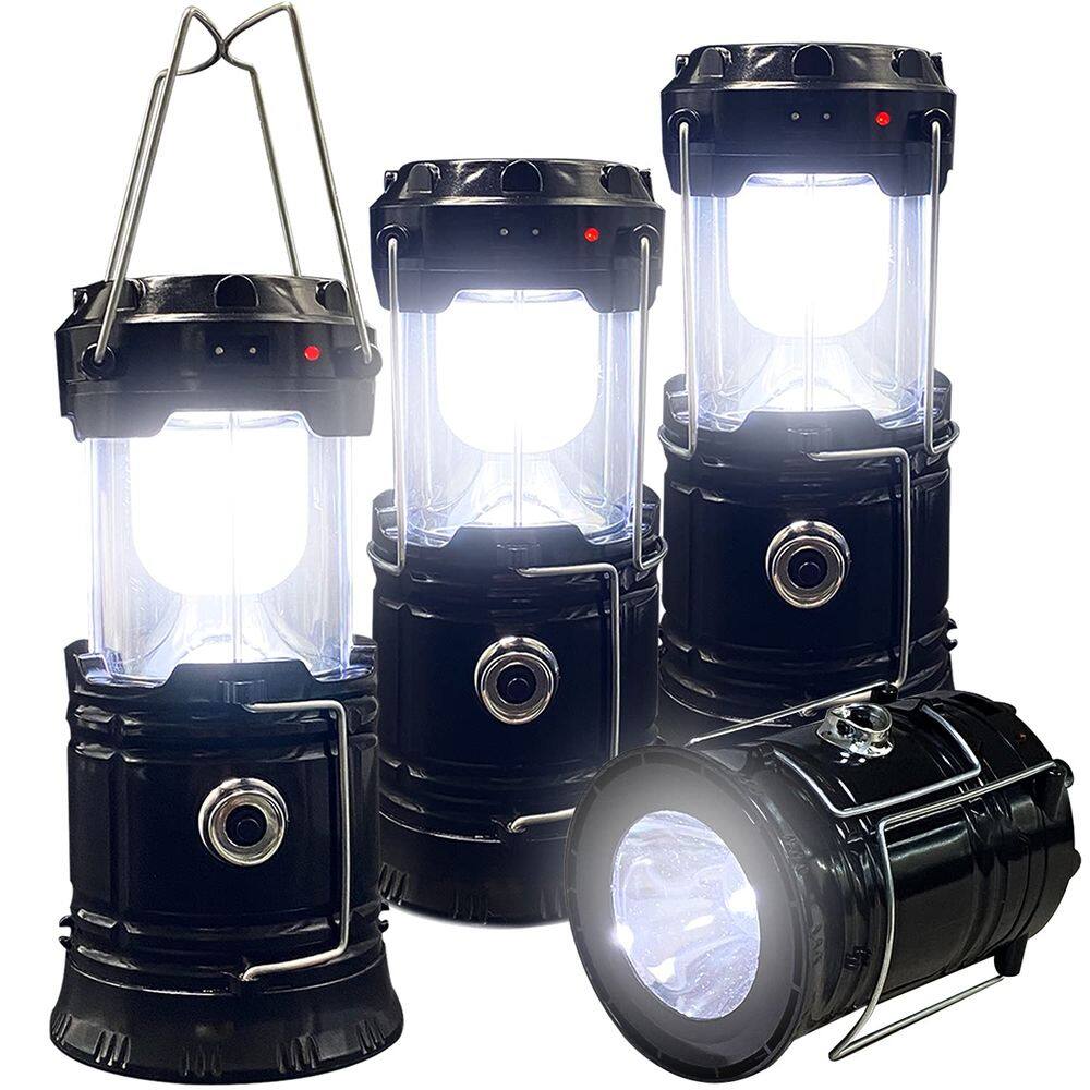 Lanterna de acampamento XTAUTO dobrável portátil LED impermeável