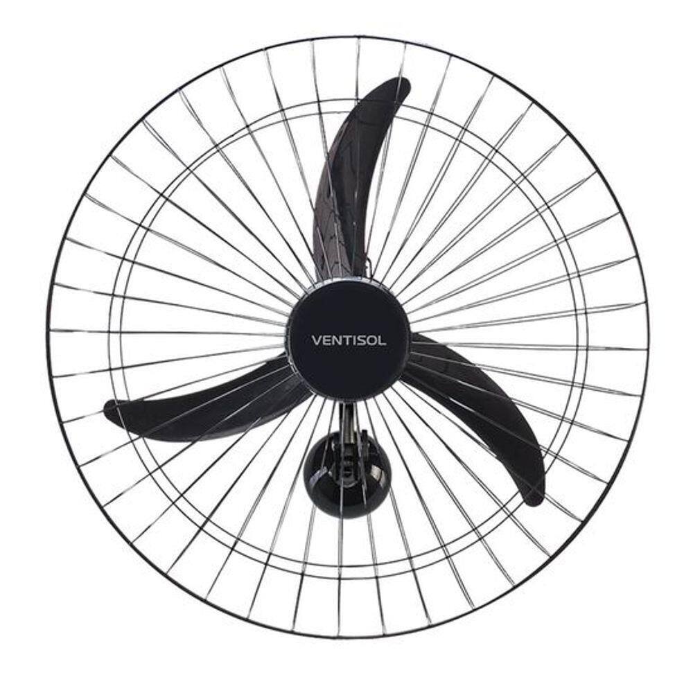 Ventilador De Parede Ventisol New Premium 60cm Preto 220v - 220V