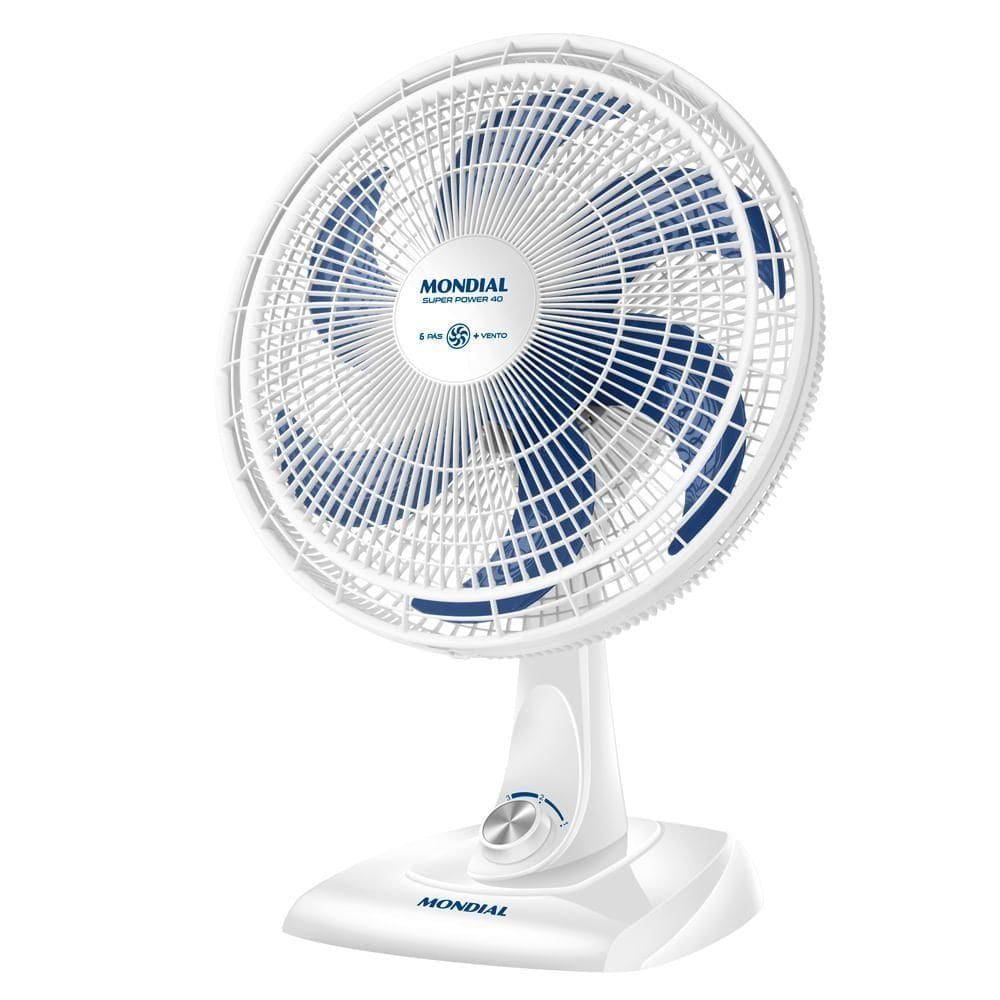 Ventilador Mesa Mondial - 06 Pás - Vsp-40-w 127V/60Hz