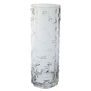 VASO DECORATIVO ENFEITE CASA CILINDRO HOME&CO VIDRO 40x13x13cm TRANSPARENTE