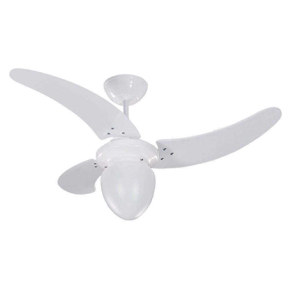 Ventilador De Teto Tron Búzios Max 3 Pás Branco 127v