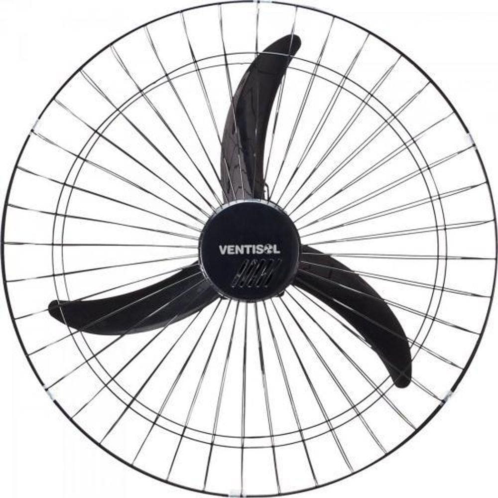 Ventilador De Parede 60 Cm 127V New Premium Preto Ventisol