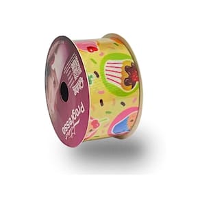 Fita De Gorgurão Estampada 38mm Progresso Nº9 CupCake