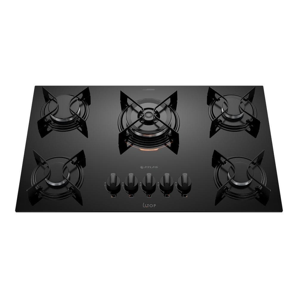 Cooktop 5 Bocas A Gás Atlas U.top - Bivolt