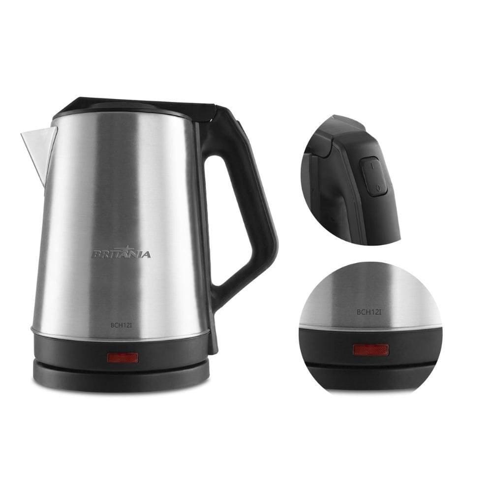 Chaleira Elétrica 1.9l Bch12i Britânia Capacidade 1,9l Desligamento Automático 220v
