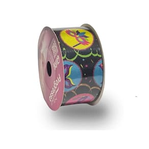 Fita De Gorgurão Estampada 38mm Progresso Nº9 Máscaras Carna