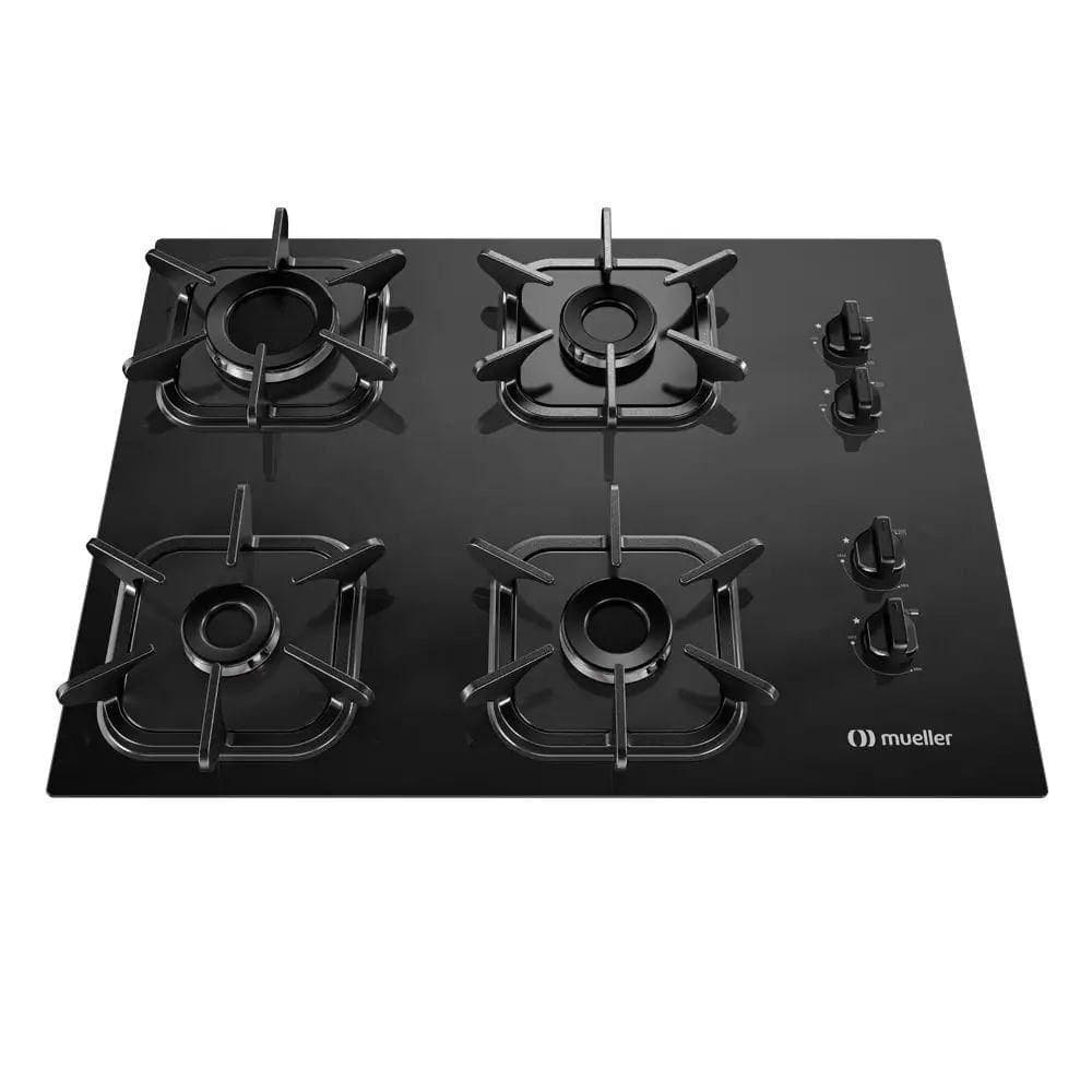 Cooktop Mueller 4 Bocas Ultra Chama G5 Preto Bivolt