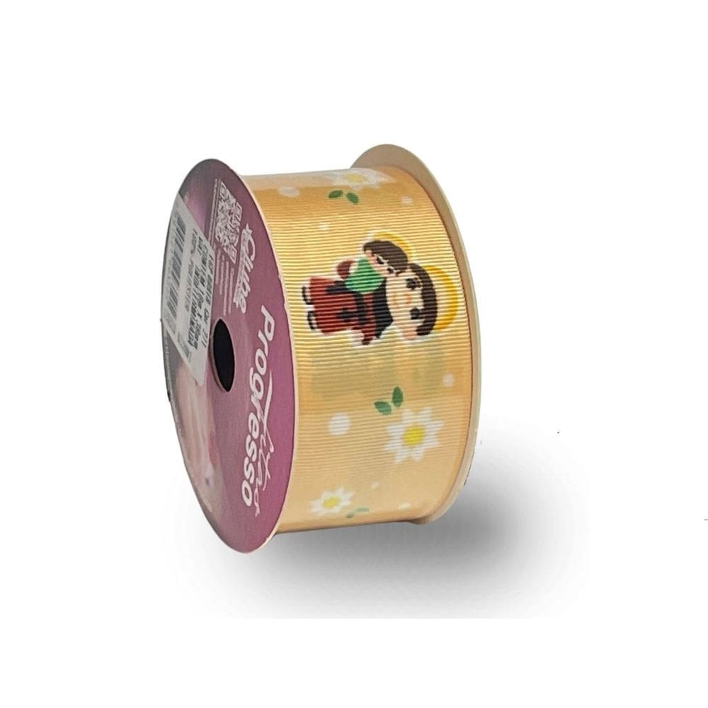 Fita De Gorgurão Estampada 38mm Progresso Nº9 | Santo Antônio