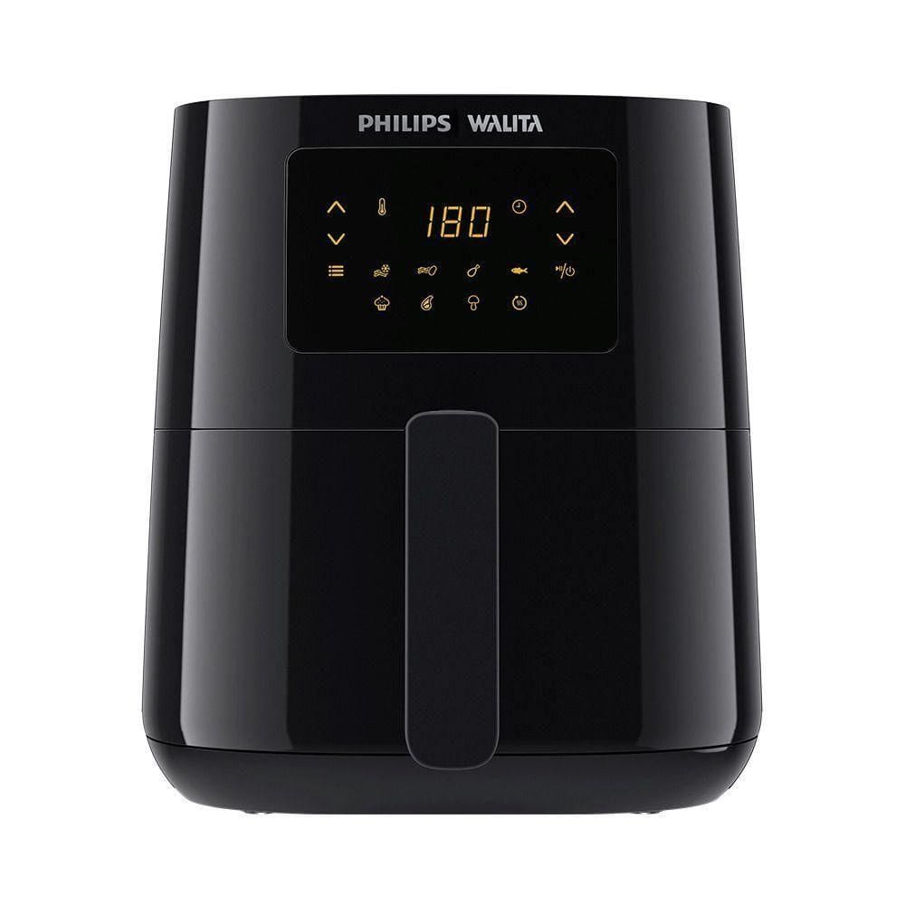 Fritadeira Elétrica Sem Óleo Air Fryer Philips Walita RI9252 4,1L Digital Preta 127V