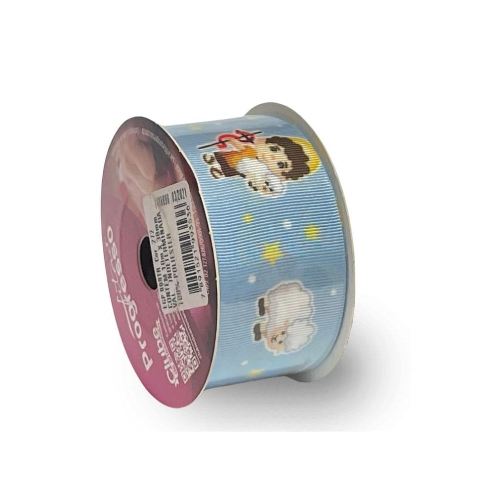Fita De Gorgurão Estampada 38mm Progresso Nº9 | São João