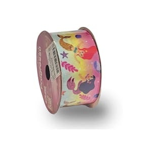 Fita De Gorgurão Estampada 38mm Progresso Nº9 Sereia Degrade