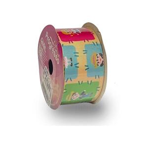 Fita De Gorgurão Estampada 38mm Progresso Nº9 Caipiras