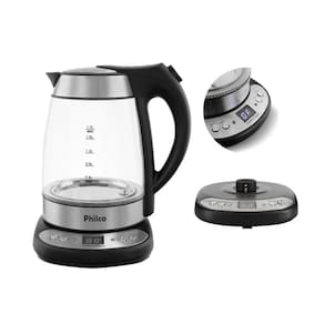 Chaleira Elétrica Digital Glass 1,7l Pchd Philco Painel Digital Com Controle De Temperatura 127v
