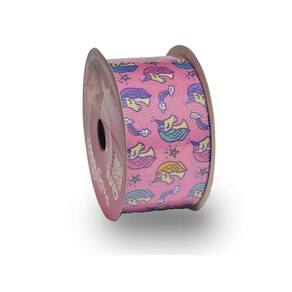 Fita De Gorgurão Estampada 38mm Progresso Nº9 | Unicornios