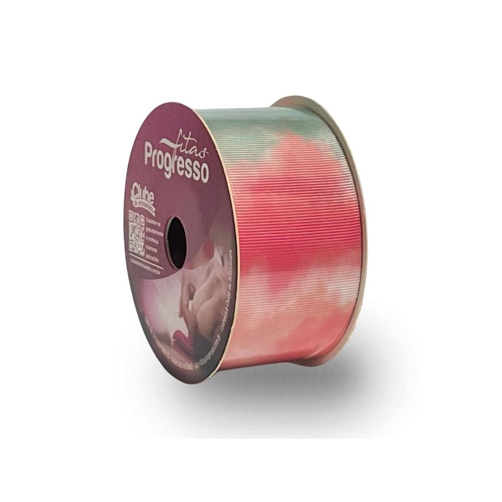 Fita De Gorgurão Estampada 38mm Progresso Nº9 | Tie Dye