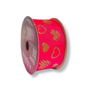 Fita Decore Glitter Corações EGP009SG-007 38mm | 10 Metros