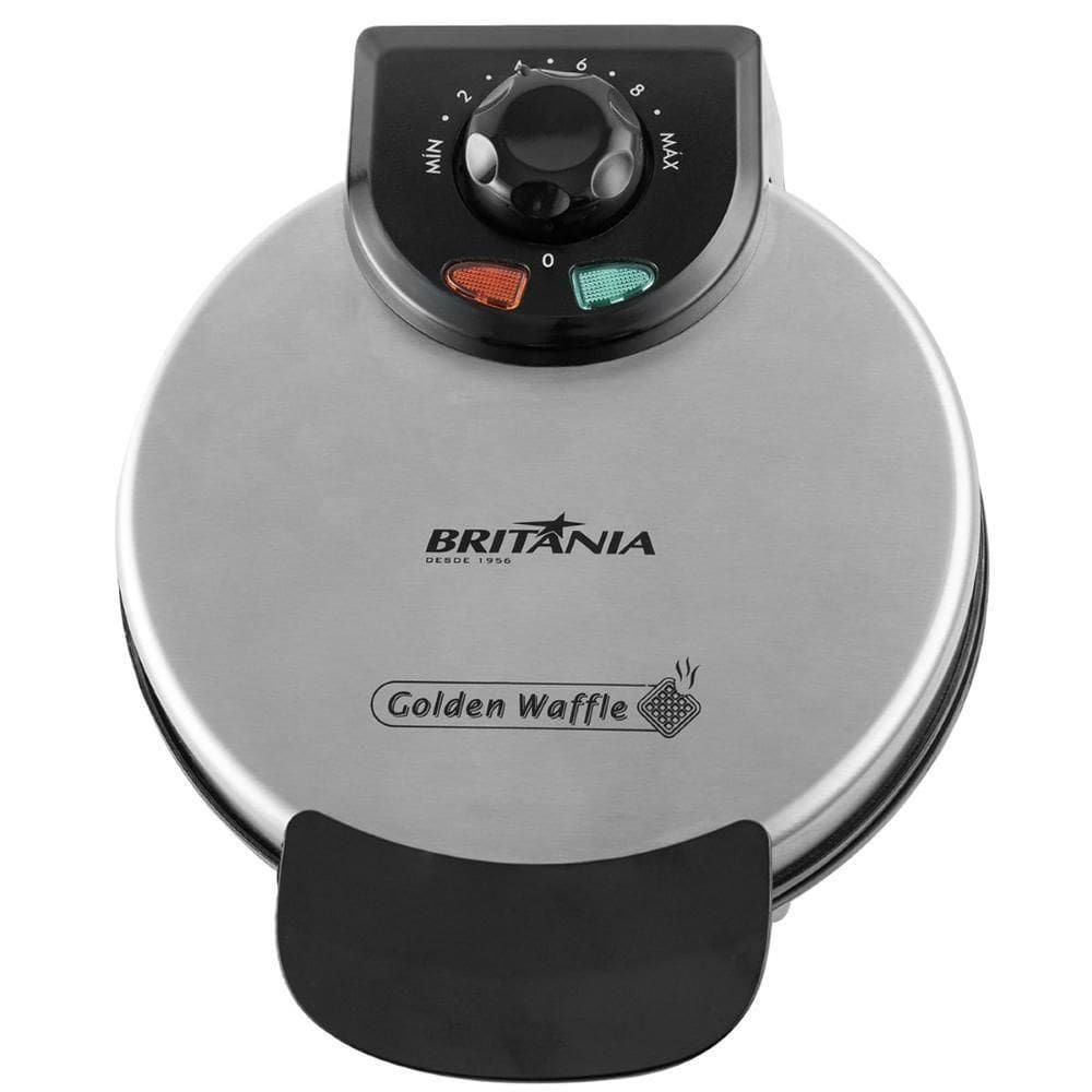 Máquina De Waffer Golden Waffle 850w Britânia 127v