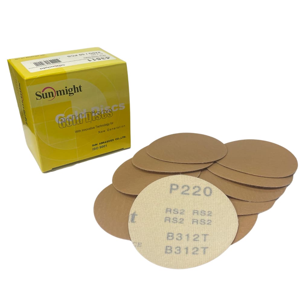 10un Disco Lixa Sem Furos 3" P220 Sunmight