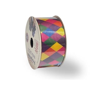 Fita De Gorgurão Para Laço 38mm 10 Metros - Losangos