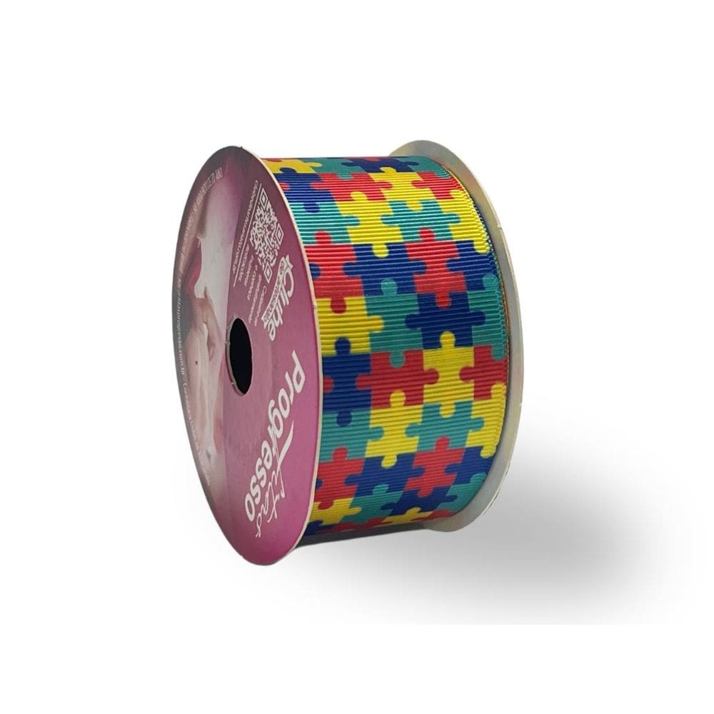 Fita De Gorgurão Para Laço 38mm 10 Metros - Quebra Cabeça