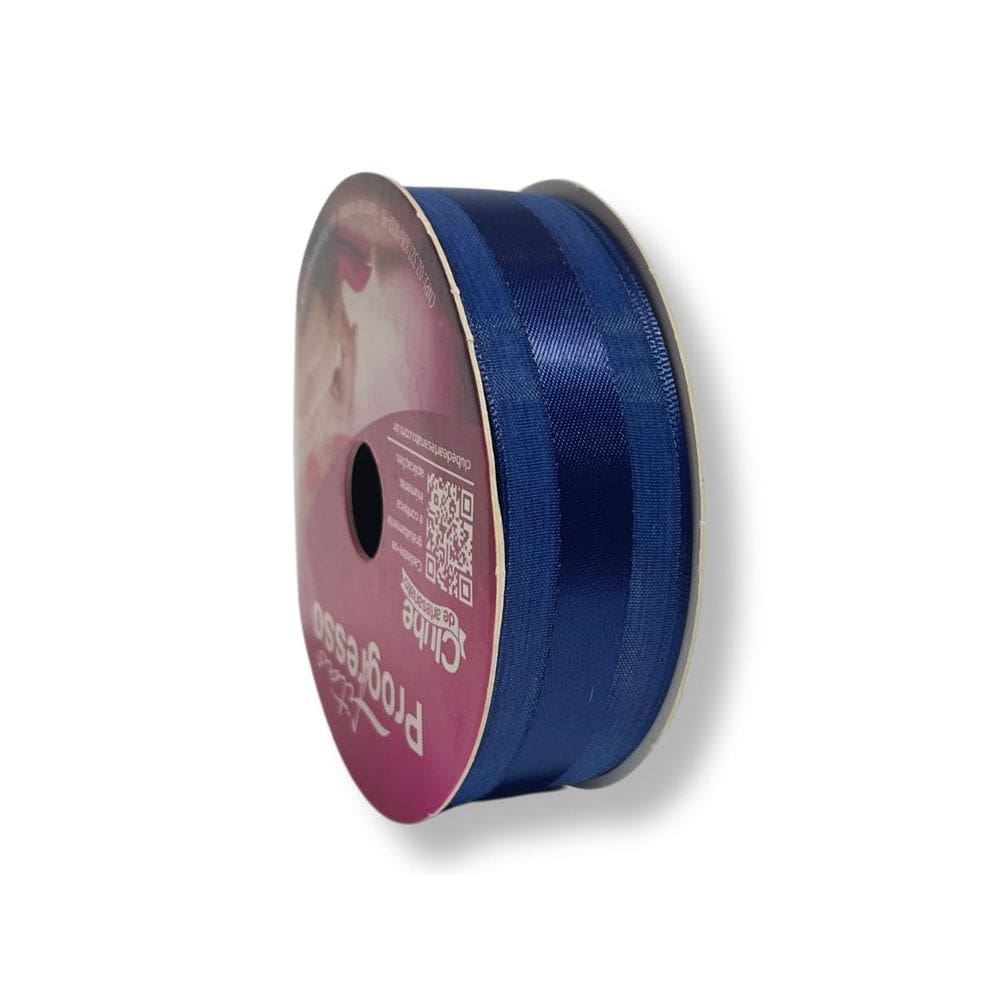 Fita De Voal Com Cetim 22mm Progresso Nº5 10 Metros