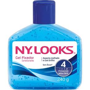 Gel Ny Looks Azul Fixador Condicionante 240g