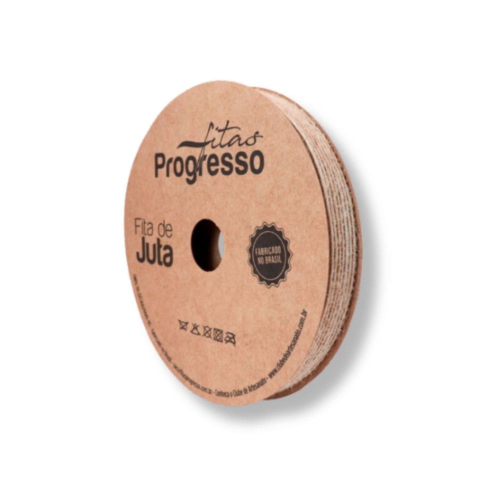 Fita de Juta Natural Progresso Rolo 10 Metros