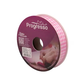 Fita Decorativa Xadrez Tecido XT003 15mm 10 Metros