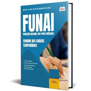 Apostila Funai 2025 - Comum Aos Cargos - Temporários