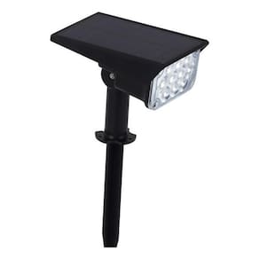 Spot De Luz Espeto Solar Jardim Led Luz Branca 1,10W Ip65